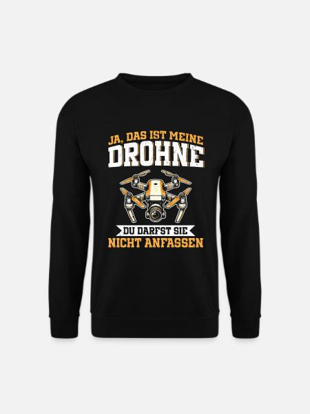Drone Pilot Quadcopter Flying Quadcopter - Unisex Sweatshirt - black