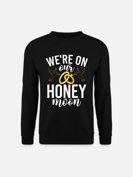 Flitterwochen Ehemann Ehefrau Paare Urlaubs - Unisex Pullover - Schwarz