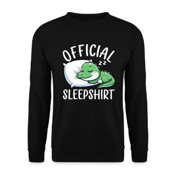 Officiel Sleeping House Alligator Lovers - Sweat-shirt Unisexe - noir - Devant - Alina (178cm) & Michal (187cm)