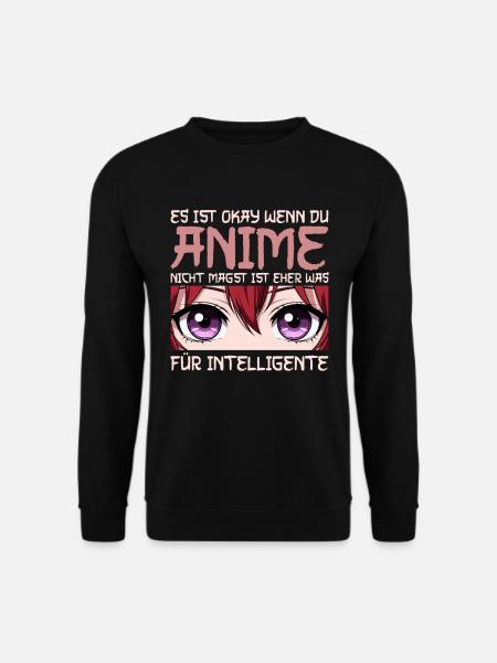 Anime Manga Otaku Japan Kawaii Waifu Anime Cosplay - Unisex Pullover - Schwarz