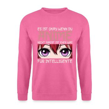 Anime Manga Otaku Japan Waifu Anime Girl Cosplay - Unisex Sweatshirt - pink - Front