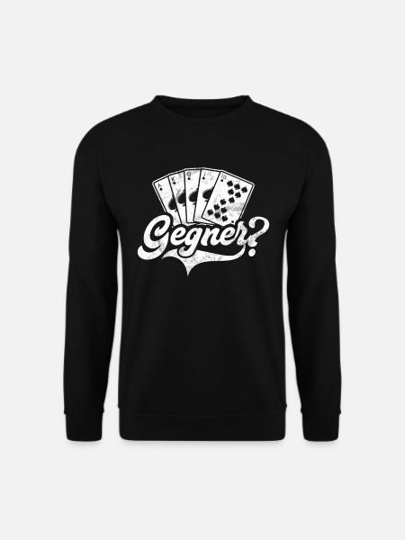 Schafkopf Kartenspiel Schafkopfer Österreich - Unisex Pullover - Schwarz