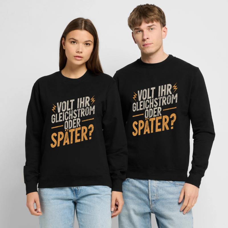 Electronics Technician Electrics Profession Volt Electrical Engineering Unisex Sweatshirt