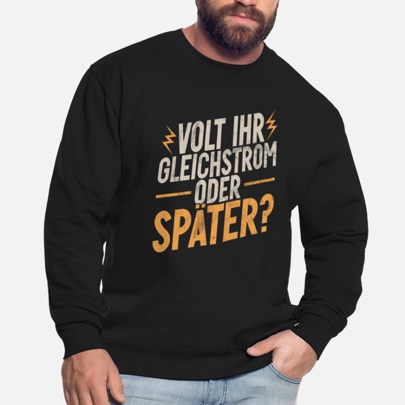 Electronics Technician Electrics Profession Volt Electrical Engineering Unisex Sweatshirt