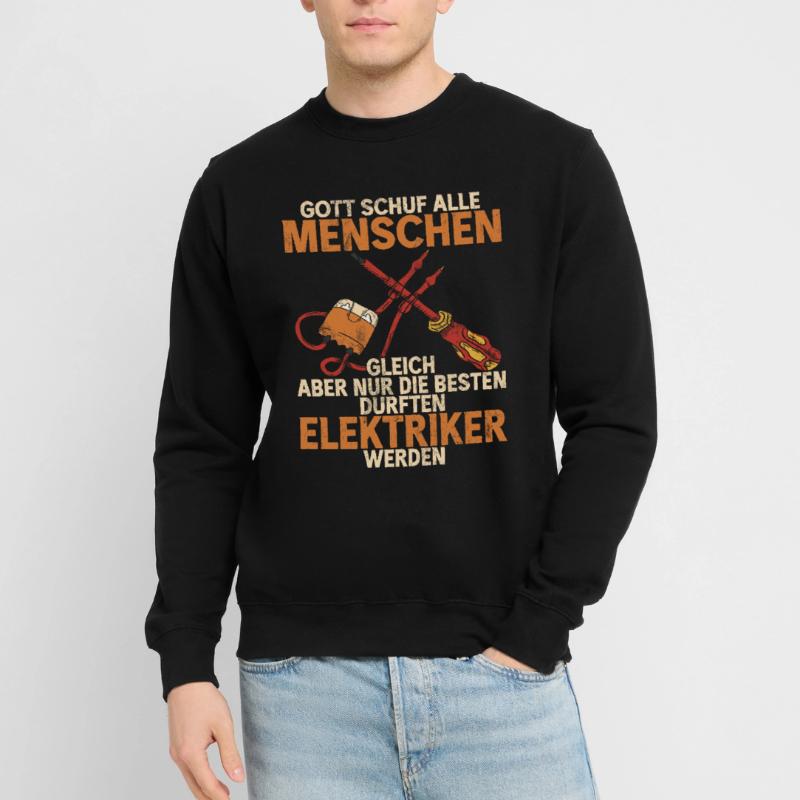 Electronics Technician Electrics Profession Volt Electrical Engineering Unisex Sweatshirt