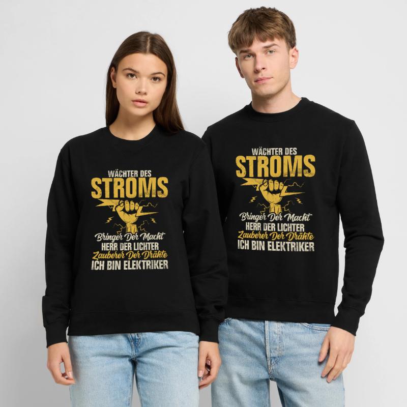 Electronics Technician Electrics Profession Volt Electrical Engineering Unisex Sweatshirt