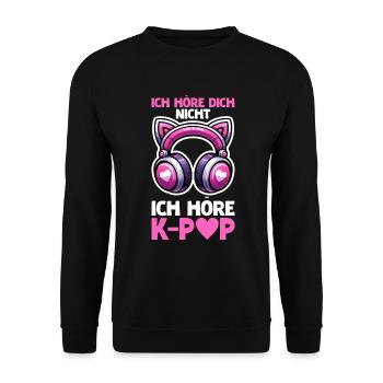 K-Pop Coréen Kpop Culture Kpop Corée du Sud Danse - Sweat-shirt Unisexe - noir - Devant - Alina (178cm) & Michal (187cm)