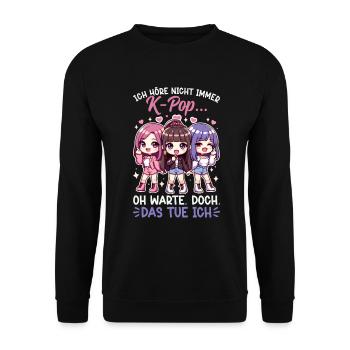 K-Pop Coréen Kpop Culture Kpop Corée du Sud Danse - Sweat-shirt Unisexe - noir - Devant - Alina (178cm) & Michal (187cm)