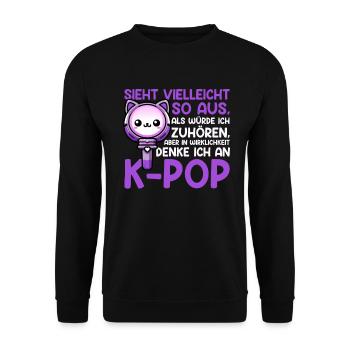 K-Pop Coréen Kpop Culture Kpop Corée du Sud Danse - Sweat-shirt Unisexe - noir - Devant - Alina (178cm) & Michal (187cm)