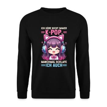 K-Pop Coréen Kpop Culture Kpop Corée du Sud Danse - Sweat-shirt Unisexe - noir - Devant - Alina (178cm) & Michal (187cm)