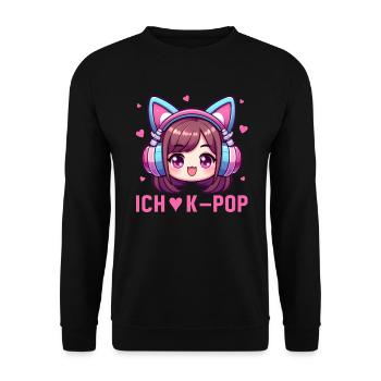 K-Pop Coréen Kpop Culture Kpop Corée du Sud Danse - Sweat-shirt Unisexe - noir - Devant - Alina (178cm) & Michal (187cm)