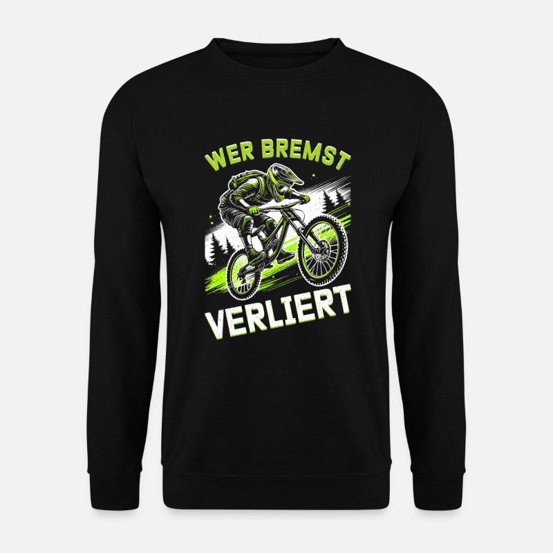 Mountainbiker Fahrradliebhaber Radfahrer Radfahren - Unisex Pullover - Schwarz