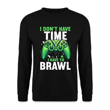 Gaming Gamer Gamer Video Player Console PC Gaming - Unisex Sweatshirt - black - Front - Alina (178cm) & Michal (187cm)
