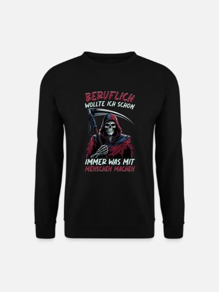 Sarcastique Grande Faucheuse Humour noir Noir - Sweat-shirt Unisexe - noir