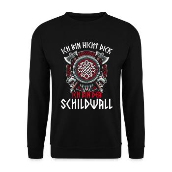 Vikings, Mythologie nordique, Dieux, Viking - Sweat-shirt Unisexe - noir - Devant - Alina (178cm) & Michal (187cm)