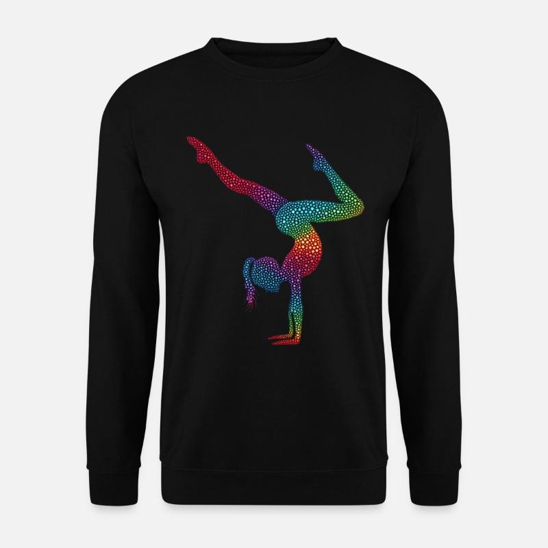 Gymnastics Gymnast Acrobatics Gymnast - Unisex Sweatshirt - black