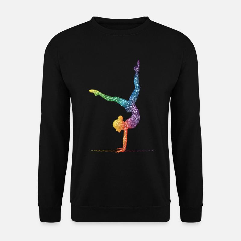 Gymnastics Gymnast Acrobatics Gymnast - Unisex Sweatshirt - black