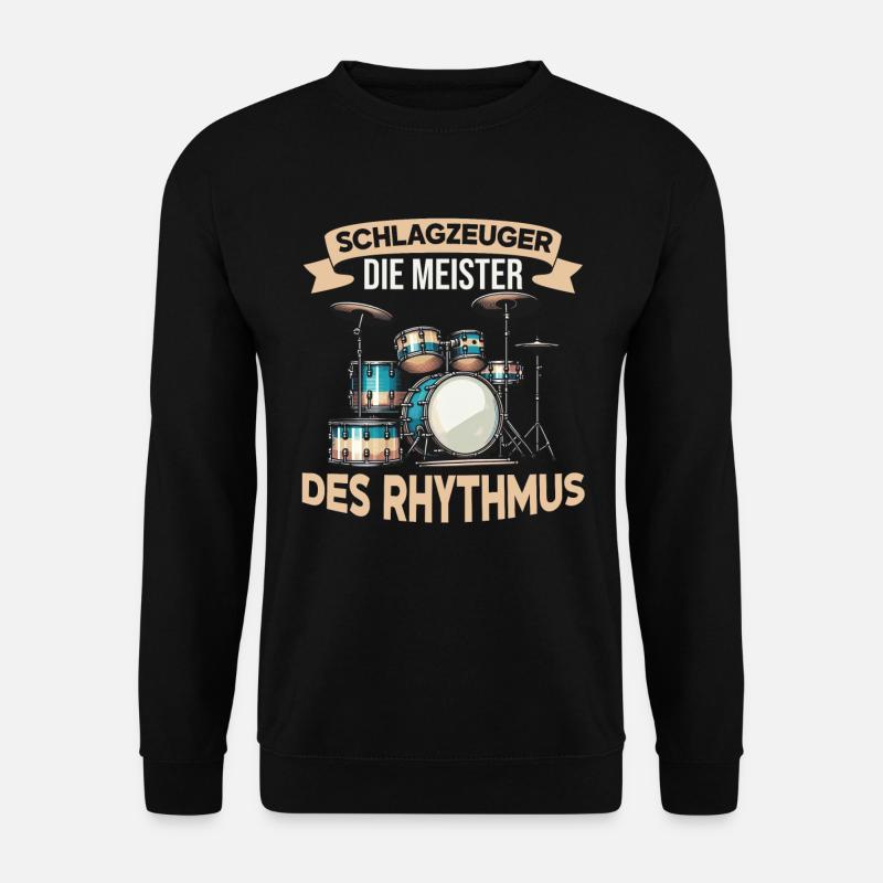 Drummer Drummer Percussion Musicians - Unisex Sweatshirt - black