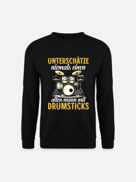 Drummer Drummer Percussion Musicians - Unisex Sweatshirt - black