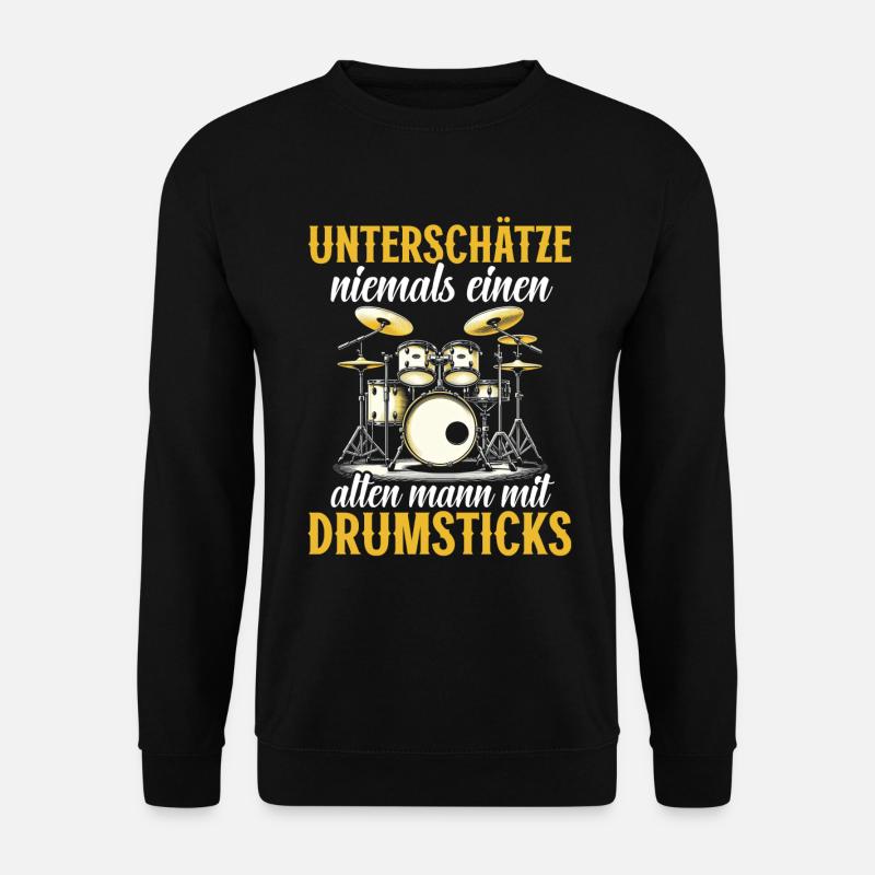 Drummer Drummer Percussion Musicians - Unisex Sweatshirt - black