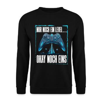 Gaming Gamer Gamer Video Player Console PC Gaming - Unisex Sweatshirt - black - Front - Alina (178cm) & Michal (187cm)