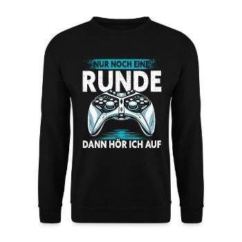 Gaming Gamer Gamer Video Player Console PC Gaming - Unisex Sweatshirt - black - Front - Alina (178cm) & Michal (187cm)