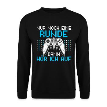 Gaming Gamer Gamer Video Player Console PC Gaming - Unisex Sweatshirt - black - Front - Alina (178cm) & Michal (187cm)