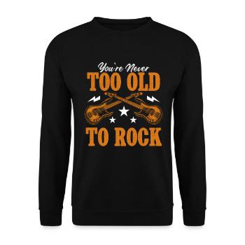Bassiste, Guitariste, Guitare électrique - Sweat-shirt Unisexe - noir - Devant - Alina (178cm) & Michal (187cm)