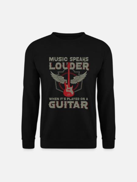 Bassgitarrist Gitarrist E -Gitarre - Unisex Pullover - Schwarz
