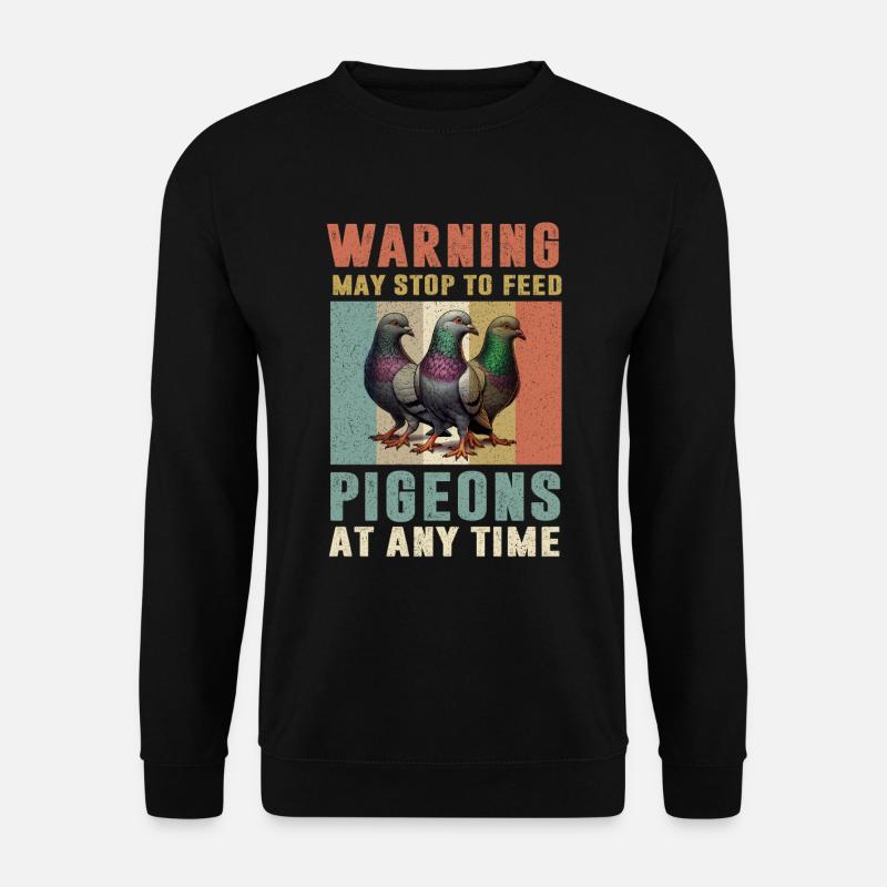 Pigeon Lovers Pigeons Bird Lovers - Unisex Sweatshirt - black
