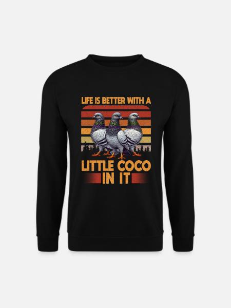 Pigeon Lovers Pigeons Bird Lovers - Unisex Sweatshirt - black