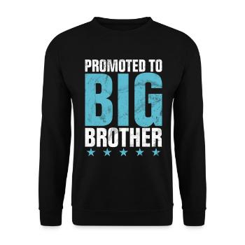 Sister Brother Matching Siblings Twins - Unisex Sweatshirt - black - Front - Alina (178cm) & Michal (187cm)