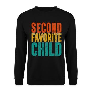Sister Brother Matching Siblings Twins - Unisex Sweatshirt - black - Front - Alina (178cm) & Michal (187cm)