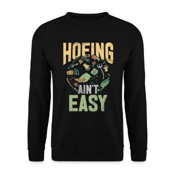 Garden Plants Gardener Garden Lover Planting - Unisex Sweatshirt - black - Front - Alina (178cm) & Michal (187cm)