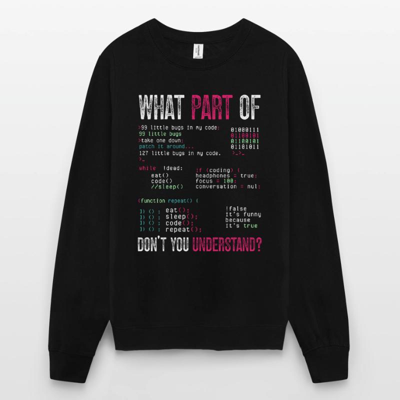 Programmierer Computercodierungssoftwareentwickler Unisex Pullover