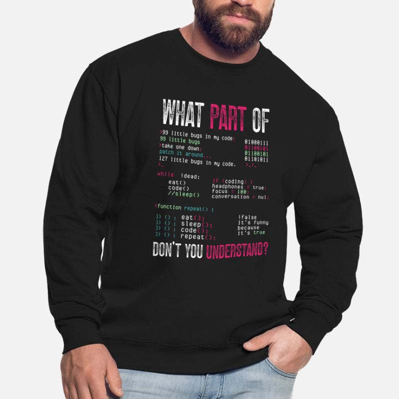 Programmierer Computercodierungssoftwareentwickler Unisex Pullover