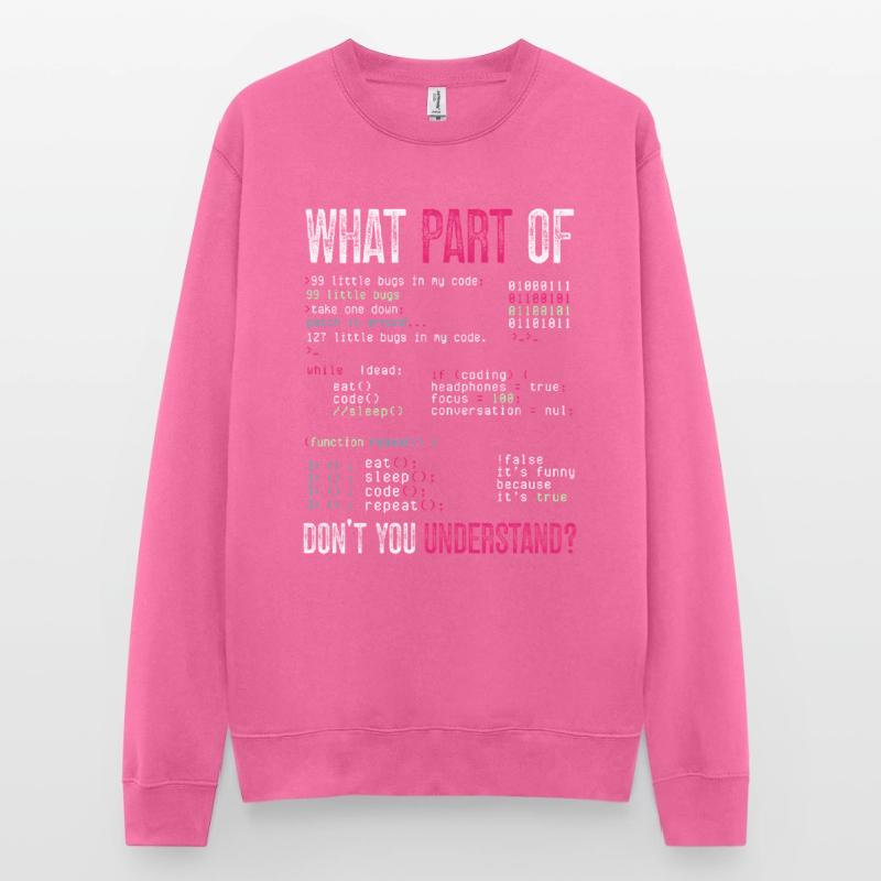 Programmierer Computercodierungssoftwareentwickler Unisex Pullover