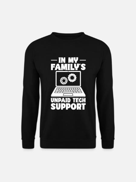 Programmierer Computercodierungssoftwareentwickler - Unisex Pullover - Schwarz