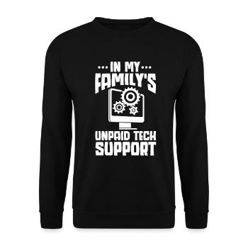 Programmierer Computercodierungssoftwareentwickler - Unisex Pullover - Schwarz - Vorne - Alina (178cm) & Michal (187cm)