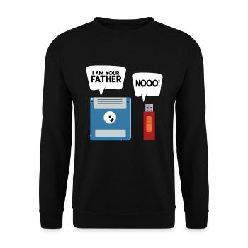 Programmierer Computercodierungssoftwareentwickler - Unisex Pullover - Schwarz - Vorne - Alina (178cm) & Michal (187cm)