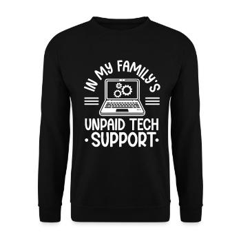 Programmierer Computercodierungssoftwareentwickler - Unisex Pullover - Schwarz - Vorne - Alina (178cm) & Michal (187cm)