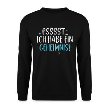 Big Brother Baby Lover Older Sibling - Unisex Sweatshirt - black - Front - Alina (178cm) & Michal (187cm)