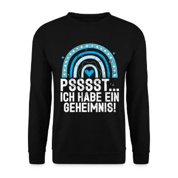 Big Brother Baby Lover Older Sibling - Unisex Sweatshirt - black - Front - Alina (178cm) & Michal (187cm)