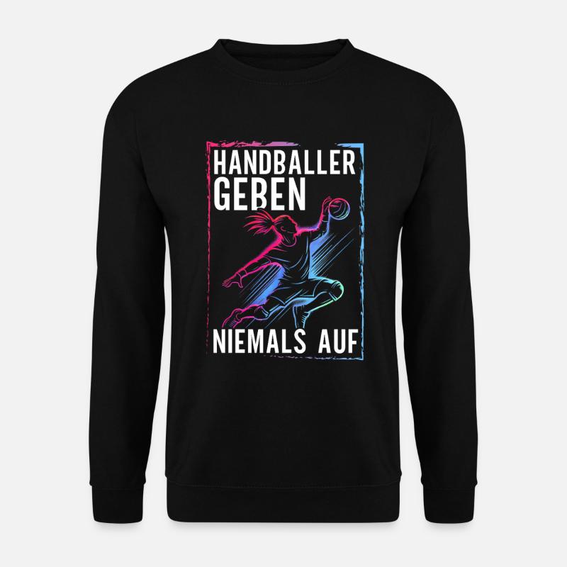Handball Liebhaber Handball Sport Spieler - Unisex Pullover - Schwarz