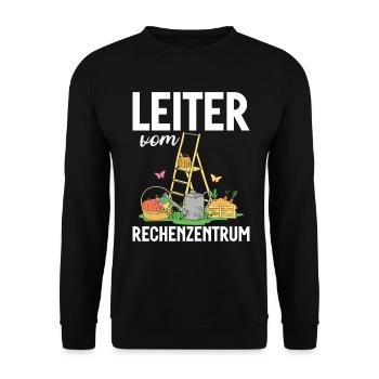 Gärtner Pflanzen Gartenarbeit Gartenbau - Unisex Pullover - Schwarz - Vorne - Alina (178cm) & Michal (187cm)