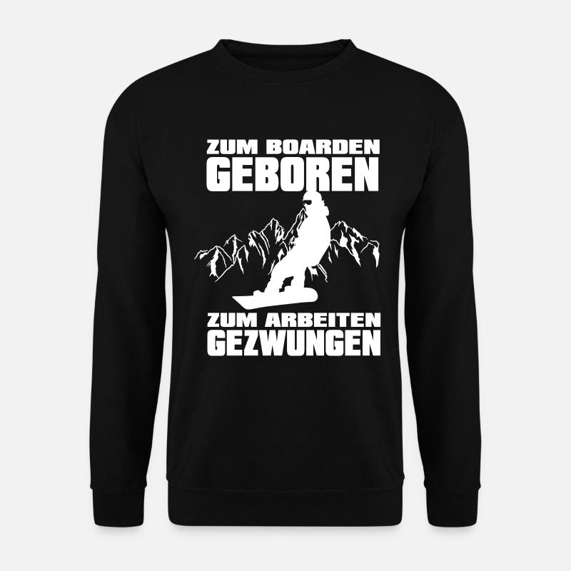 snowboard - Unisex Pullover - Schwarz