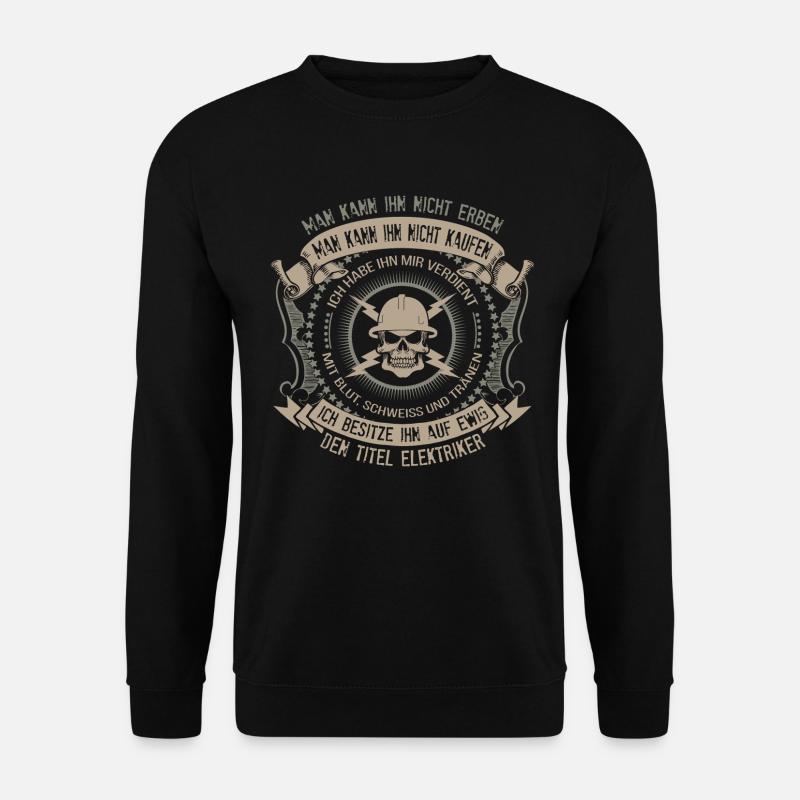 ELEKTRIKER - Unisex Pullover - Schwarz