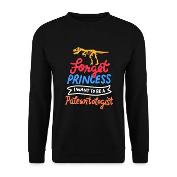 Futurs paléontologues paléontologie dinosaures - Sweat-shirt Unisexe - noir - Devant - Alina (178cm) & Michal (187cm)