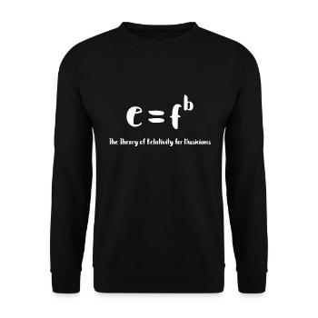 La théorie de la relativité pour les musiciens - Sweat-shirt Unisexe - noir - Devant - Alina (178cm) & Michal (187cm)