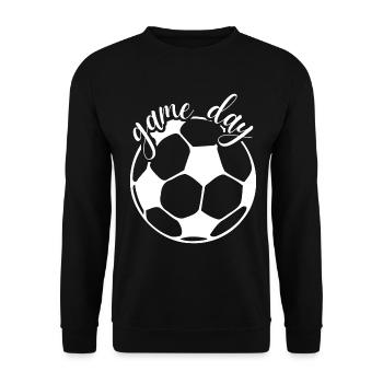 GAME DAY - Unisex Sweatshirt - black - Front - Alina (178cm) & Michal (187cm)